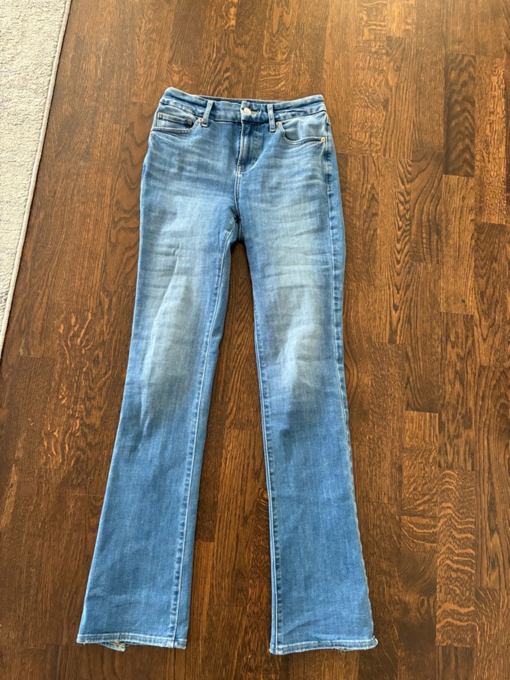 Express Light Blue Flare Jeans